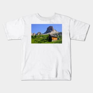 A chalet near Averau Kids T-Shirt